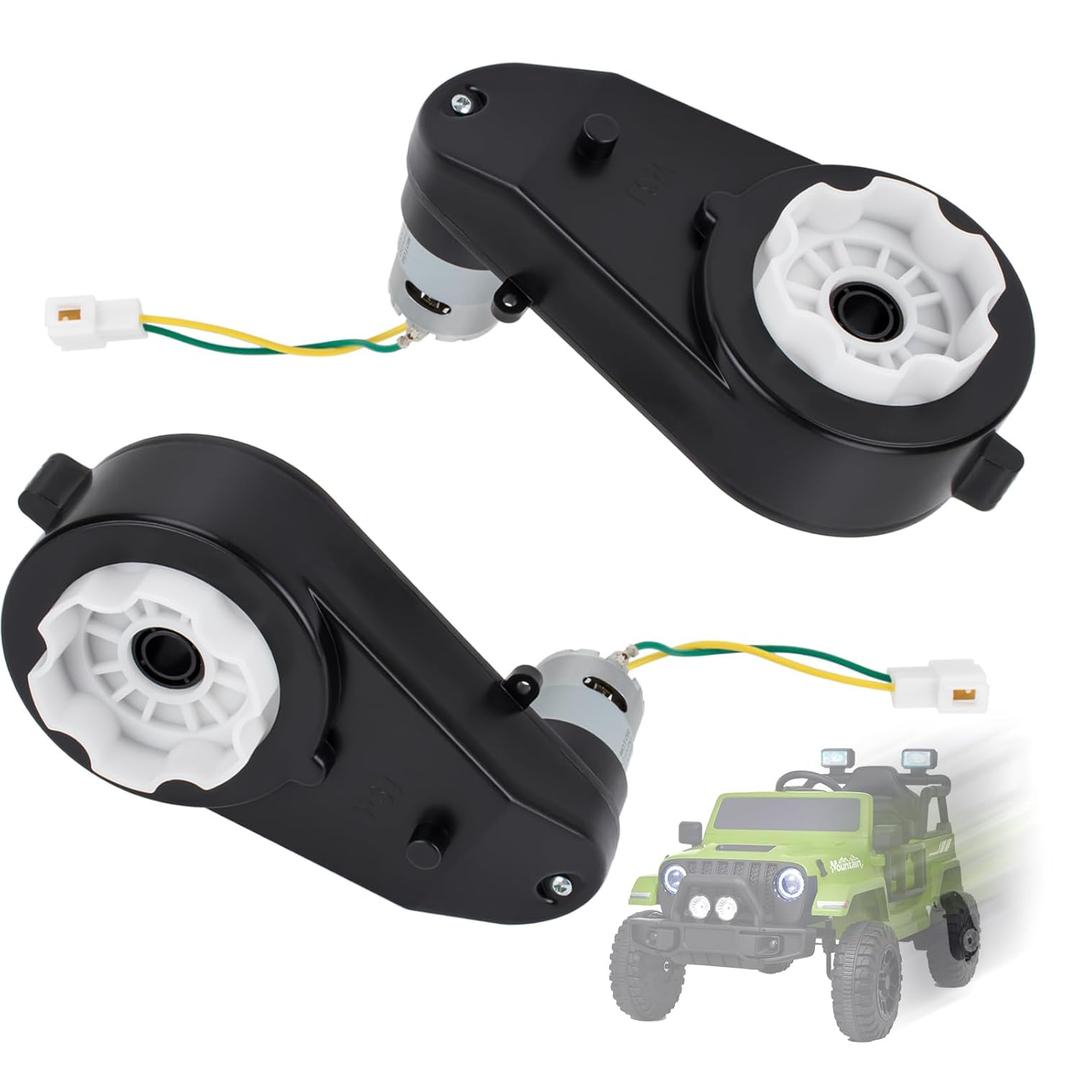 2Pcs 12V Powered Wheels Motor Upgrade Gearbox Electric Motor 12V RS550 40000RPM High Speed RS550 Drive Engine Upgrade Motor