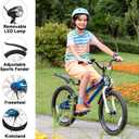 Glerc Fantacy Kids Bike, 12-20 Inch Children Bicycle for 2-13 Years Old Boys Girls, Kids Bicycle with Water Bottle Holder & Headlight & Training Wheels, Multiple Colors