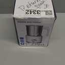 Milk Frother, 16.9 OZ Milk Frother and Steamer, 4 in 1 Electric Milk Frother Dishwasher Safe, Durable Silent Working Frother for Coffee, Hot and Cold Foam Maker, Black