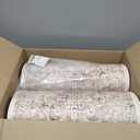 KIMODE Anti Fatigue Kitchen Mats 2 PCS 17"x47"+17"x29.5", Boho Kitchen Rugs and Mats, Non Slip Cushioned Kitchen Mats for Floor, Waterproof Kitchen Floor Mats for Laundry, Office, Sink, Khaki