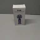 Portable Handheld Fan, 4000mAh Battery Operated Hand Fan with LED Display, 90Foldable Hand Held Fan with Base, USB Rechargeable Fan for Outdoor Indoor, Personal Mini Travel Fan for Women