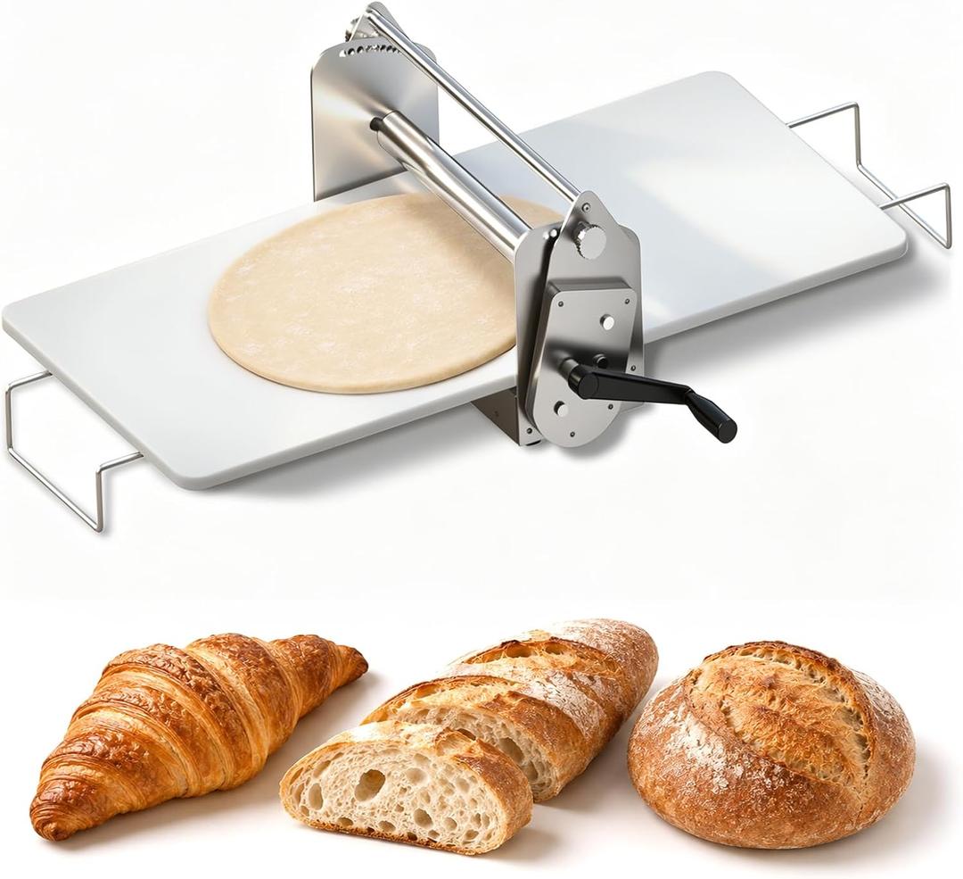 Manual Dough Sheeter, Compact Counter Top Dough Sheeter Machine