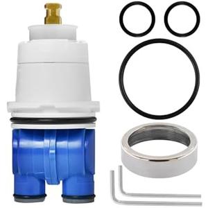 RP19804 Shower Cartridge Compatible with Delta 1300/1400 Series Single Handle Tub Bathtub Shower Faucet Replacement for Delta Monitor Cartridge Repair Plumbing Parts, RP22734 Bonnet Nut (1993-2007)