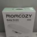 Momcozy Baby Scale, Multi-Function Scale for Body Weight and Height Measurement, Weighted Feeds, with Curved Removable Tray, for Newborns, Adult Scale & Pet Scale, 5 Units, Auto-Off,Digital LED Screen