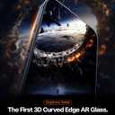TORRAS OrigArmor for iPhone 17 Pro Screen Protector [100% Anti Reflection][3D Full Coverage Fit] Military-Grade Shatterproof 9H+ Tempered Glass Anti-Scratch Screen Protector 17 Pro 6.3" 1-Pack