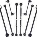 8 PCS Suspension Kit Rear Control Arm Sway Bar Forward Lateral Links Replacement For Toyota Camry 1997-2001 And Toyota Avalon 1997-1999