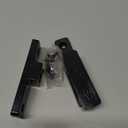 Heavy-Duty Flip Latch Lock 90/180 Degree Sliding/Swinging Door Lock Latch Bolt for Gate Barn Garage Garden Fence Shed Window Cabinet (180 Degree, Black)