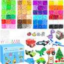 KIFHCMPR 5mm Fuse Beads Kit -72 Colors Craft Set for Kids.Fuse Beads Set with Pegboards, Ironing Papers and Accessories, Fuse Beads 4 Boxes, DIY Art Crafts Decoration Christmas Birthday Gift for Girls