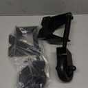 Gate Wheel, Spring Loaded Gate Caster, Heavy Duty Wooden Fence Gate Caster Wheel, 360 Degree Swivel Outdoor Swing or Rolling Gate Support Wheel Kit, 4-1/2 Inch, 220 Lbs Capacity, Black (Left & Right)