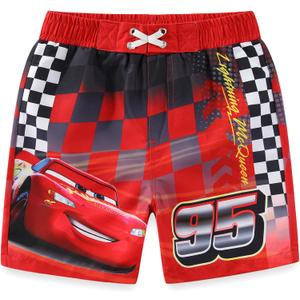 Disney Mickey Mouse Toy Story Cars Boys UPF 50+ Swim Trunks Shorts Bathing Suit for Toddler and Big Kids (6)