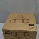 Philips 72W 7400LM LED Security Lights w/PIR Motion Sensor Outdoor, 5000K Daylight Dusk to Dawn Aluminum Flood Light, 3 Adjustable Heads, Waterproof for Garage, Yard, Porch (Black)