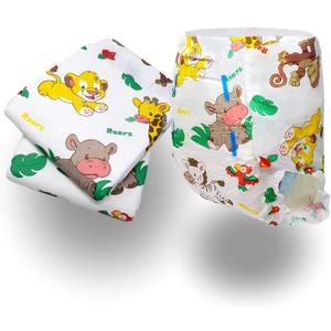 Rearz - Mega Safari - 11,000ml Adult Printed Diapers (Sample 2 Pack) (Small)