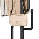 Yoobure Coat Rack Freestanding with Natural Marble Base - Cactus Coat Tree with 6 L-shaped Hooks, Heavy Duty Coat Hanger Stand, Metal Coat Rack Stand for Entryway, Hall Tree for Jacket/Hat/Clothes/Bag