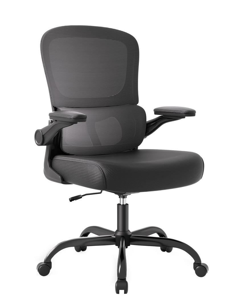 MINILIVE Compact Ergonomic Office Chair, Black