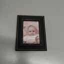 SIKOO 2.5x3.5 Vintage picture frames Small Picture Frame Wallet Size Picture frames 2.5 x 3.5 Picture Frame Mini Photo Frame, Black and Gold