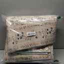 YIHOUSE 5x7 Washable Rug for Bedroom, Beige Floral Rugs for Living Room Non Slip Ultra-Thin Large Boho Rug for Kids Playroom, Classroom, Girls Dorm, Nursery, Beige Multi