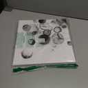 Bathroom Decor Wall Art Black and White Bubbles Prints Pictures Framed Canvas Artwork Wall Art for Bedroom Kitchen Office Modern Ink and Wash Painting Decorations Size 14x14 inches Ready to Hang