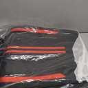 OASIS AUTO Car Seat Covers Premium Waterproof Faux Leather Cushion Universal Accessories Fit SUV Truck Sedan Automotive Vehicle Auto Interior Protector Full Set (Black&Red)