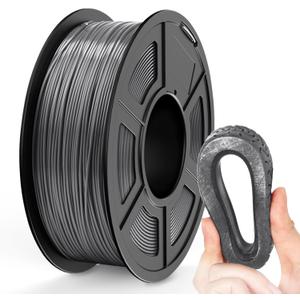 TECBEARS TPU Filament 1.75mm, 95A 3D Printer Filament, Flexible TPU Filament for Fast Printing, Dimensional Accuracy +/- 0.03mm, Fit Most FDM 3D Printers, Gray 1KG