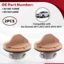 Headlight Headlamp Socket Holder Fit for Kia Sorento 2011 2012 2013 2014 2015 Front Turn Signal Lamp Connector Replace #92166-1U000 2PCS