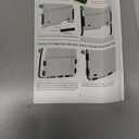 Golf Cart Foldable Windshield 3/16" (5MM) Only Fits 1982-2000 Club Car DS 1"1" Struts Upper and Down Straight Rail, Folding Acrylic Replacement - Tinted (Not Fit Top Tapered Rail Style)