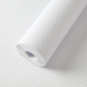 FLPMIX Shelf Liner for Kitchen Cabinets: 16 inch Wide Easy to Cut Drawer Mat - Waterproof Pantry Cabinet Liner 16" x 120 Inch White
