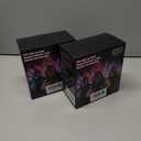 2 x Led Light Up Scary Mask El Wire Mask for Halloween 3 Lighting Modes for Aldult Teens (One Size, Green)