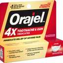 Orajel 4X for Toothache & Gum Pain: Severe Cream Tube 0.33oz- From Oral Pain Relief Brand