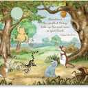 Classic Winnie Bear Baby Shower Backdrop 5x3ft Party Decorations Supplies for Boys Newborn Kids Green Balloonand Friends Birthday Cake Table Banner Photo Studio Props Photography Background (7x5)