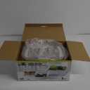 LUXEAR Fresh Produce Vegetable Fruit Storage Containers 3Piece Set, BPA-free Fridge Storage Container, Partitioned Salad Container, Fridge Organizers, Used in Storing Fruits Vegetables, Gray (Grey Clear)