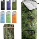 FARLAND Sleeping Bags 30℉ for Adults Teens Kids with Compression Sack Portable and Lightweight for 3-4 Season Camping, Hiking,Waterproof, Backpacking and Outdoors