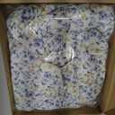 Amazon Basics Lightweight Breathable, Wrinkle Resistant Super Soft Brushed Microfiber 4-Piece Bed Sheet Set with 14-Inch Deep Pockets, Full, Blue Floral, Printed