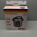 10 In 1 Electric Pressure Cooker With 24-Hour Reservation Function, Slow Cooker, Rice Cooker, Wok, Cake, Yogurt, Etc., 6 L, Stainless Steel/Black.