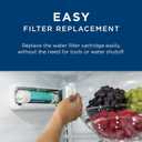 GE RPWFE Refrigerator Water Filter, Genuine Replacement Filter, Certified to Reduce Lead, Sulfur, and 50+ Other Impurities, Replace Every 6 Months for Best Results, Pack of 1