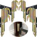 4Pcs 711 Hook Conversion Brackets with Hardware, Headboard Hook Set, Bed Frame Brackets Adapter