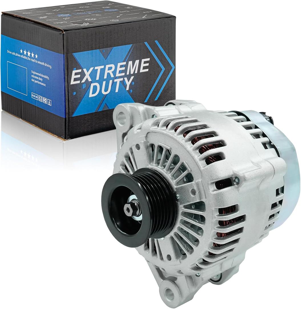 Alternator 11191N compatible with Kia Hyundai Azera 2006-2011 Santa Fe Sonata 2006-2010 Entourage Veracruz 2007-2010 Sorento 2007-2009 Sedona 2006-2009 Borrego 2010-2011 3.3L/3.8L V6 102211-3102