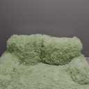 Mewoo Dog Couch, Small Dog Bed with Removable Washable Cover, Cute Cat Couch for Pets, Cat Beds for Indoor Cats with Anti-Slip Bottom (Green)