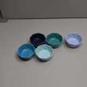 DELLING Colorful Ramekins 6 Oz Set of 5, Ceramic Souffle Dishes Oven Safe, Creme Brulee Ramekins for Baking Dessert Pudding Ice Cream, Small Porcelain Bowls Assorted Colors, Dishwasher Microwave Safe