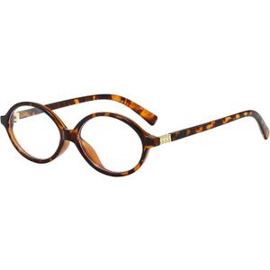 Retro Oval Glasses for Men Women 90s Style Blue Light Blocker Fake Nerd Eyeglasses