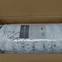Madison Park Soft Plush Comforter Long Faux Fur Design, Mid Century, Modern All Season Down Alternative Bedding Set with Matching Sham, Twin/Twin XL, Gia, Gray/White 2 Piece