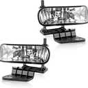 RP Remarkable Power Silverado Fog Lights 1999 2000-2002, for 2000 2001 2002 1500 2500 3500, 00-2006 Suburban/Tahoe(Not Z71 package) 12V 24W Clear Pair FL7076 (Halogen, Black)