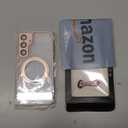 for Samsung Galaxy S25 Plus Magnetic Clear Case with Stand [Compatible with MagSafe] Upgraded 360 Rotatable Ring Holder Kickstand, Military Drop Protection Slim Phone Cover, Pink