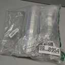 GUSTO Clear Plastic Cups with Flat Lids [16 oz - 50 Count] - Disposable Iced Coffee Cups with Lids - PET Plastic Cold Cups for Smoothies, Juices & To-Go Drinks - Formerly Comfy Package