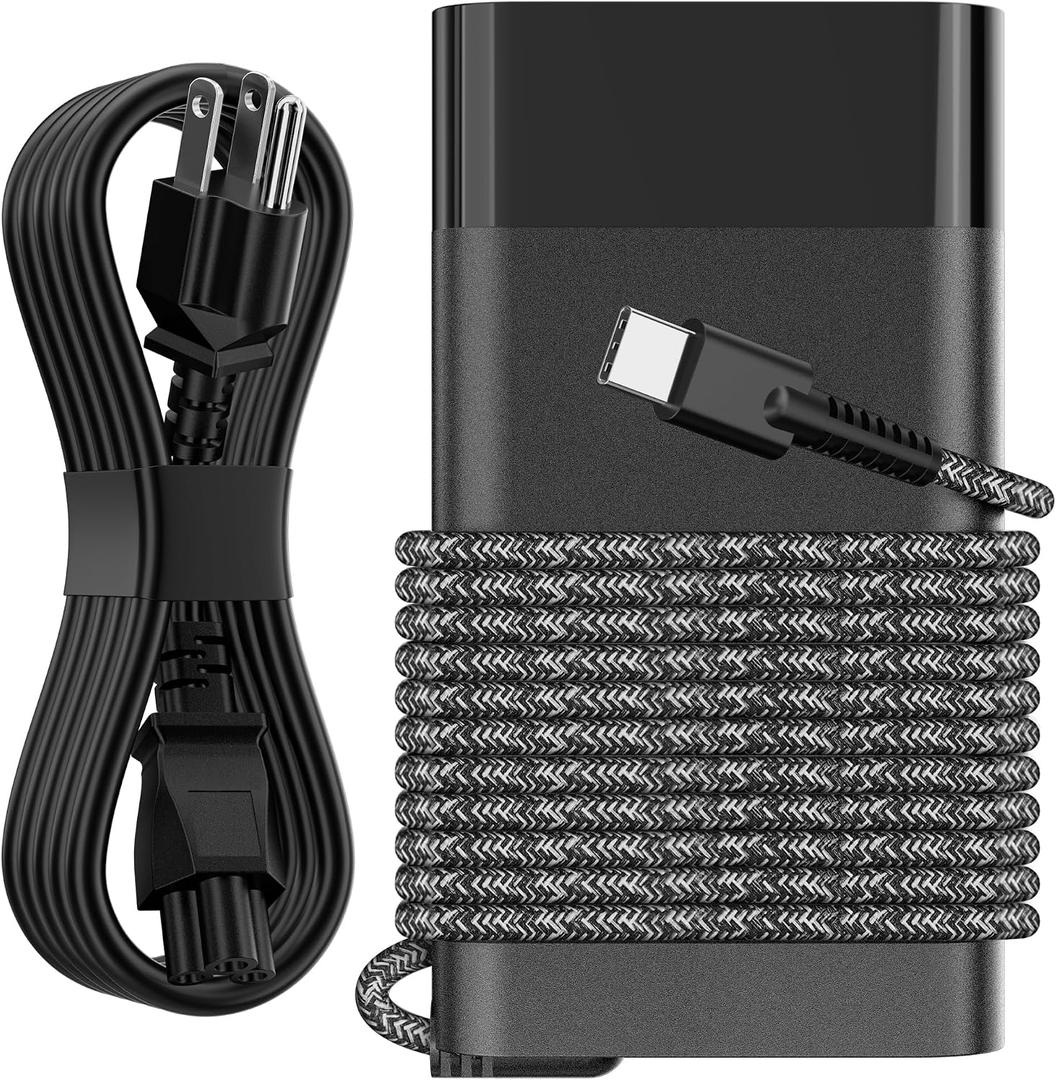 New 65W USB C Laptop Charger Compatible with HP Spectre x360, Elitebook x360, Envy, Omnibook, Pavilion, Elite x2,ChromebookType C Power Cord Ac Adapter