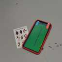 ONOLA Phone Case for Samsung Galaxy S22 Case with HD Screen Protector, Heavy Duty Shockproof & Dropproof 3-Layer Cover Phone Case for Galaxy S22 6.1'', Red Black