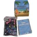 24 Pack Valentines Day Cards for Kids with Key Chains for Valentine's Classroom Exchange, Valnetine's Day Gifts for Kids Party Favor, Game Prizes