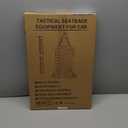 Rigid Molle Panels for Vehicles + Molle Headrest Panel Universal Tactical Molle Seat Back Panel Organizer Modular Storage & Display for Tactical Gears Accessories