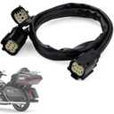 PBYMT Tour Luggage Pack Quick Disconnect Wiring Harnesses, Plug and Play Power tap Harnesses Fit for Harley Touring Road Glide, Road King, Street Glide, Electra Glide Standard and Select CVO 2014-2024