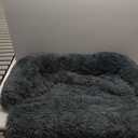 Calming Dogs/Cats Bed Mats, Dog Pad Washable Removable Couch Cover, Plush Long Fur Mat for Pets, Waterproof Lining, Perfect for Small, Medium and Large Dogs and Cats