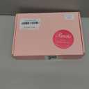 REECHO Clip in Hair Extensions - 4PCS 12" Short Curly Wavy Brown Hairpieces - Invisible Lace Weft - Natural Soft - Dark Copper